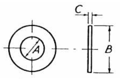 BS 3410 Table 9 Washers