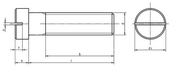 Slotted Pan Head Screws, Small Head