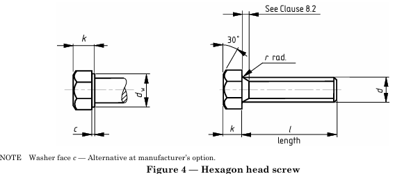 Hexagon head screw