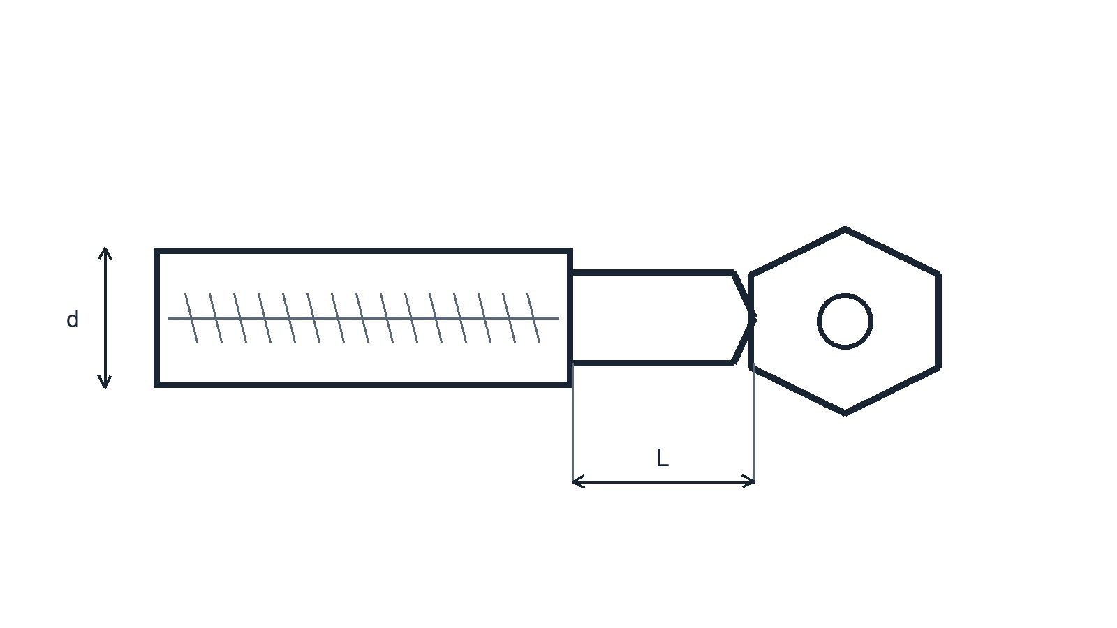 IFI 149 Large-Size Heavy Hex Screws technical drawing: IFI-149 covered large-size heavy hex screws beyond ordinary ASME B18.2.1 dimensions. Drawing identifies heavy hex head, shank and length.