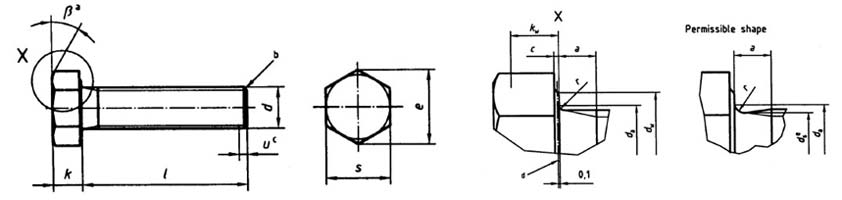 IS 1364-2 Hexagon Head Screws