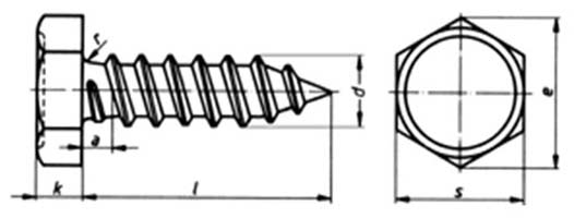 ISO 1479 : Hexagon Head Self Tapping Screws