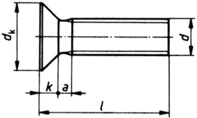 ISO 7046 Cross Recessed Countersunk Flat Head Screws